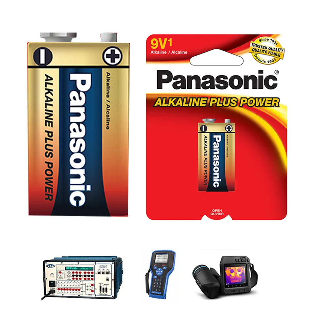 6 PC Panasonic 9 Volts 9V Battery Batteries Super Heavy Duty Zinc Carbon New