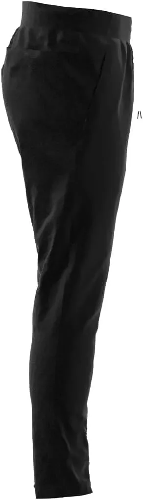 adidas Mens Essential Logo Tapered Badge Sweatpants Training Casual - Black