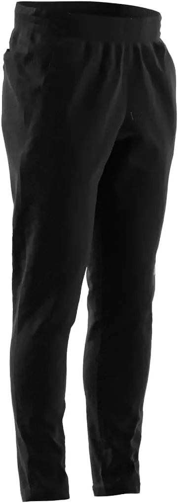 adidas Mens Essential Logo Tapered Badge Sweatpants Training Casual - Black