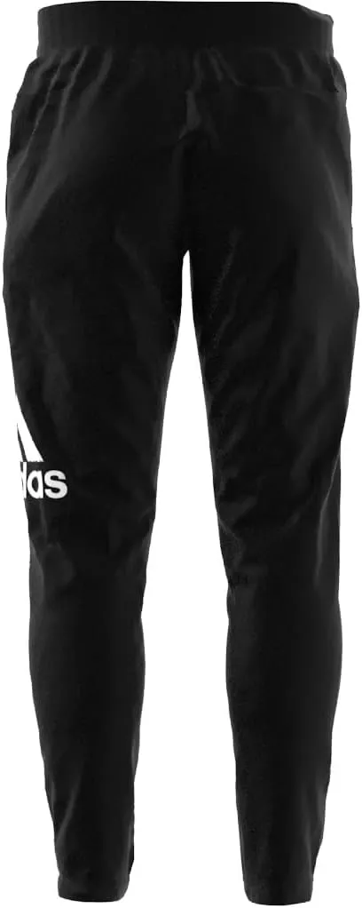 adidas Mens Essential Logo Tapered Badge Sweatpants Training Casual - Black