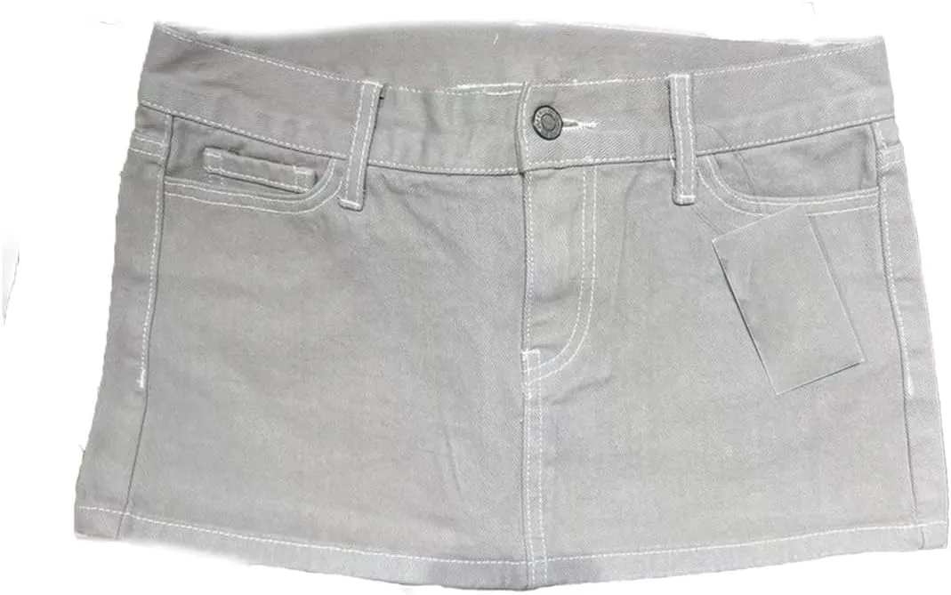 American Vintage Denim Mini Skirts Women Summer High Waist Straigth Short Skirt
