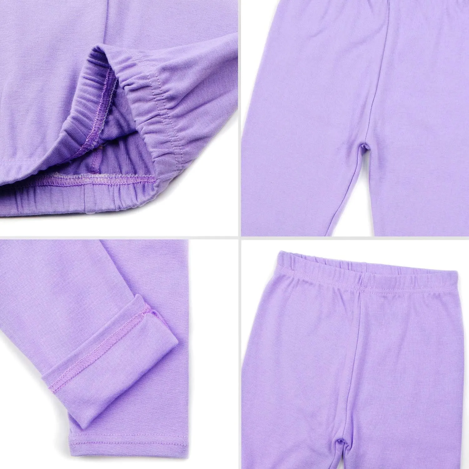 Auranso Kids Girls Leggings Full Length Cotton Tights Pants 4-14 Years