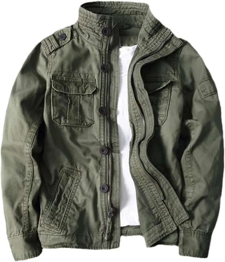 Autumn Winter Mens Camo Jacket Sportswear Thick Jacket Military Camouflage Coat Outdoor Work Cargo Jacket