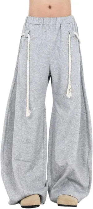 Baggy Sweatpants for Women Men High Waist Wide Leg Sweatpants Oversize Barrel Pants Casual Trousers