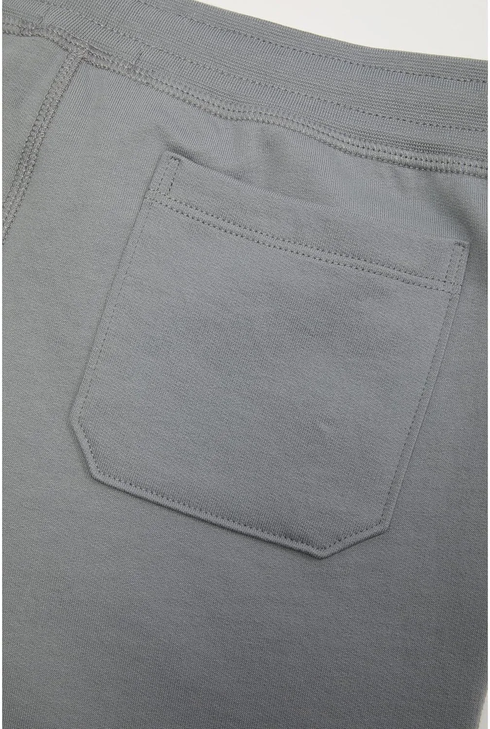 Barefoot Dreams Malibu Collection Youth Boy's Pima Cotton Fleece Shorts, Essential Loungewear for Boys, Clothing for Boys