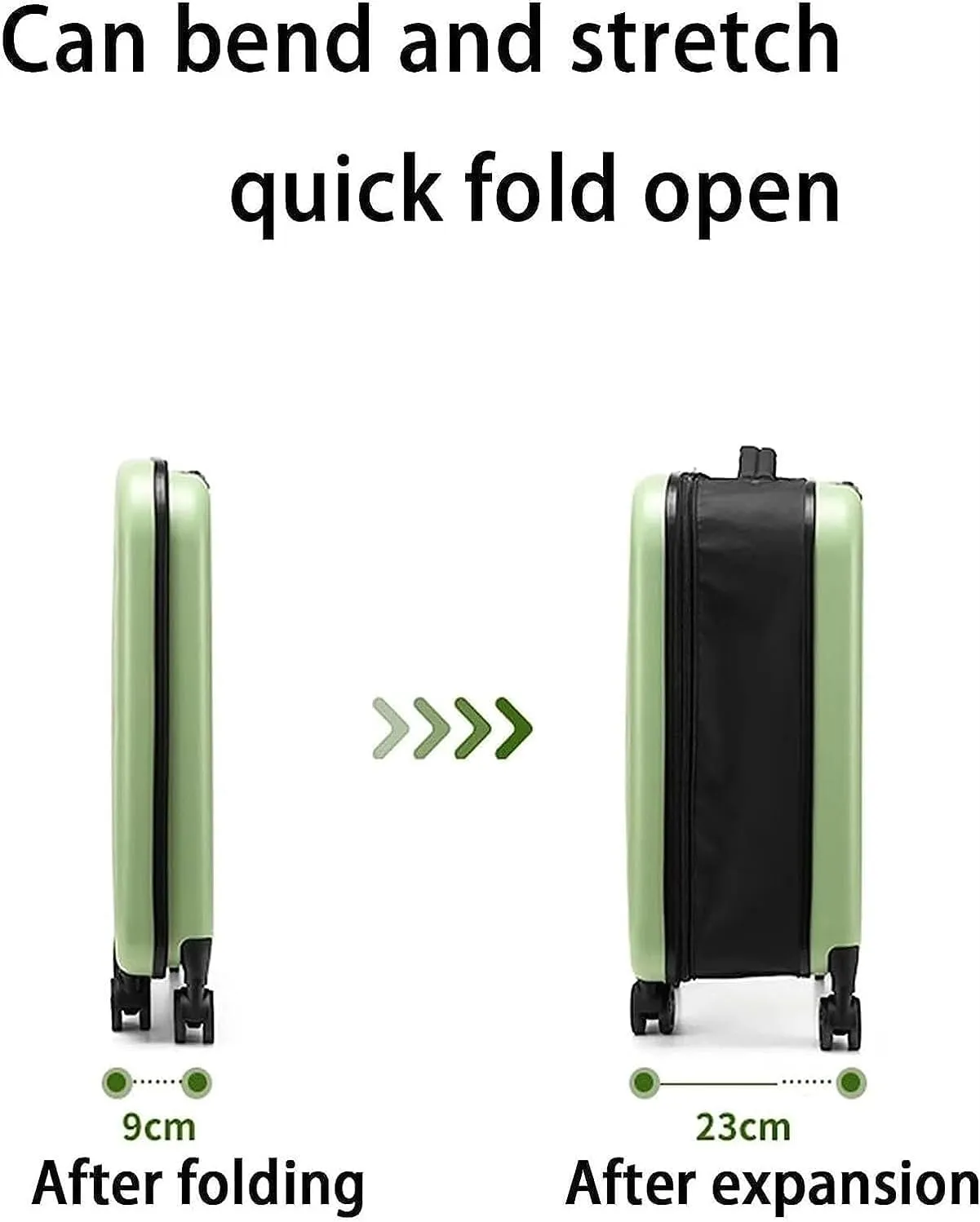 Carry On Luggage Expandable Luggage Foldable Luggage Carry on Luggage Comfort Handle Luggage Suitcase Spinner Wheels Trolley Luggage Lightweight