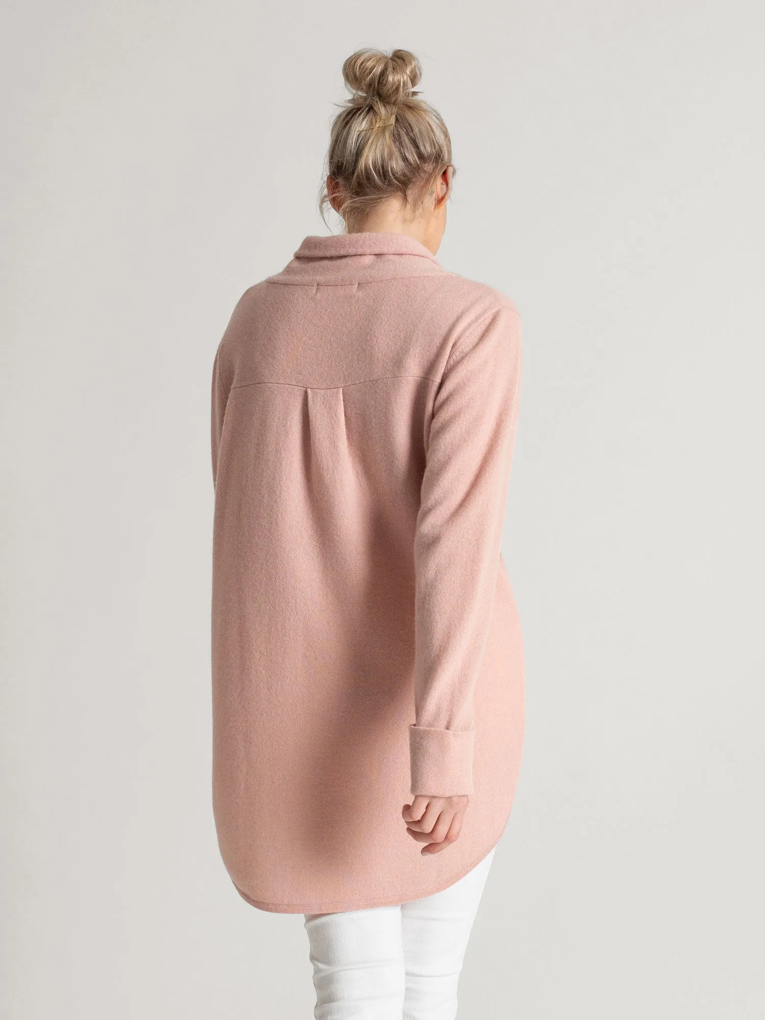 Cashmere sweater "Ida" - rose glow