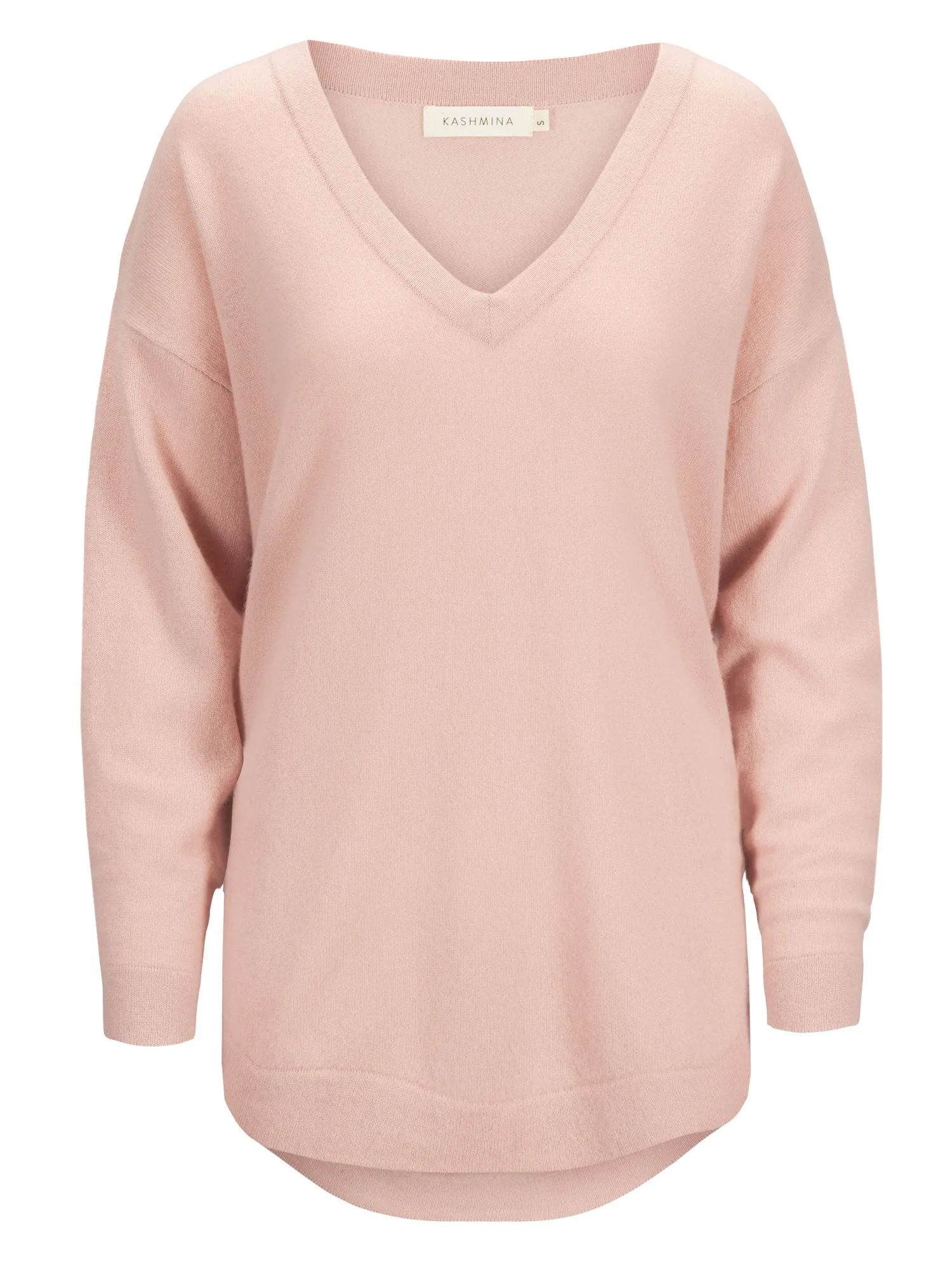 Cashmere sweater "Ida" - rose glow