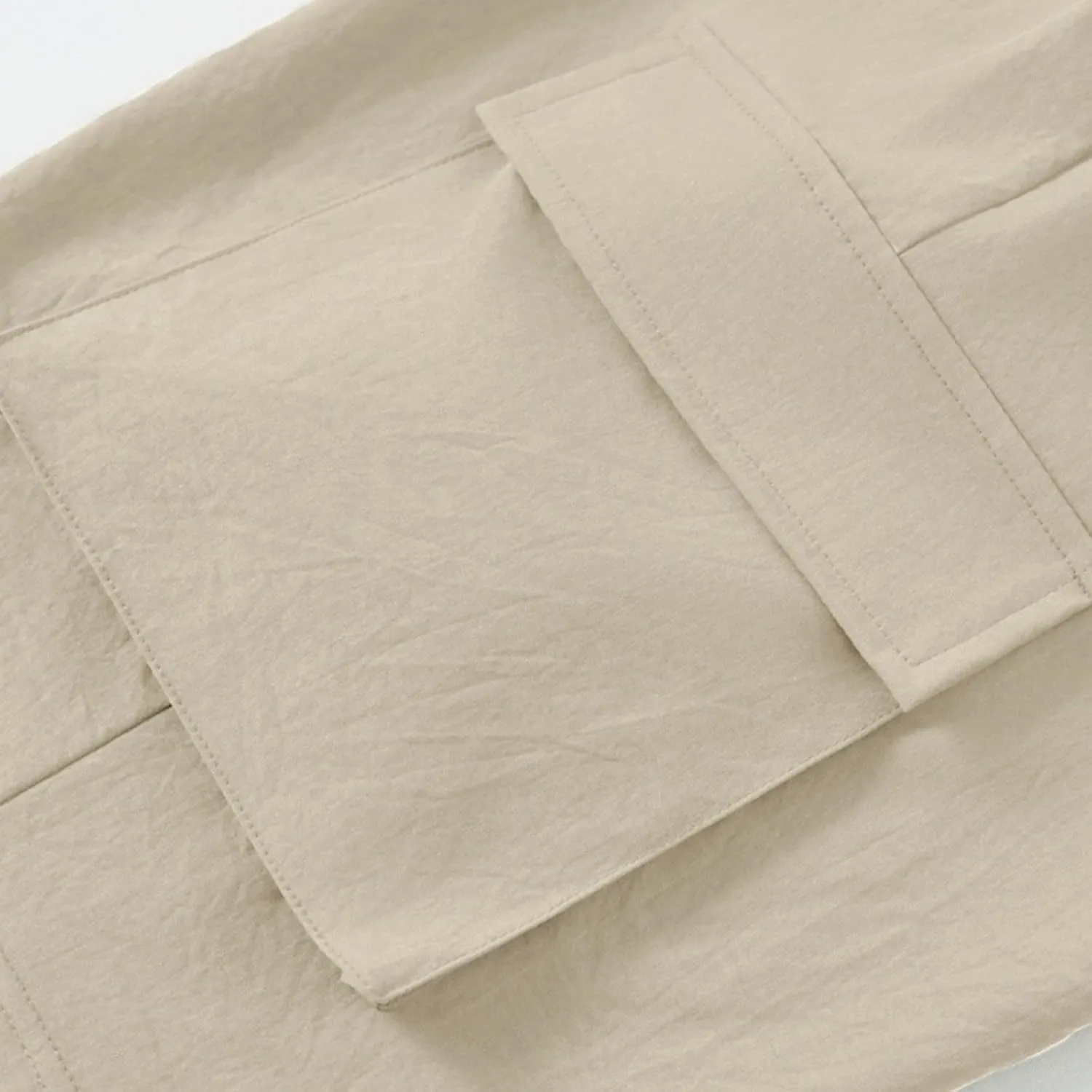 Chino Cargo Shorts for Men Elastic Waist Drawstring Loose Fishing Hiking Long Shorts Work Lounge Pants with Pockets