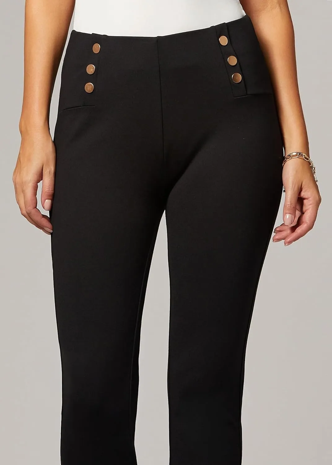 Conceited Dress Pants Women - Stretchy - Tummy Control - All Day Comfort Wear to Work - Womens Pants in Regular and Plus Size