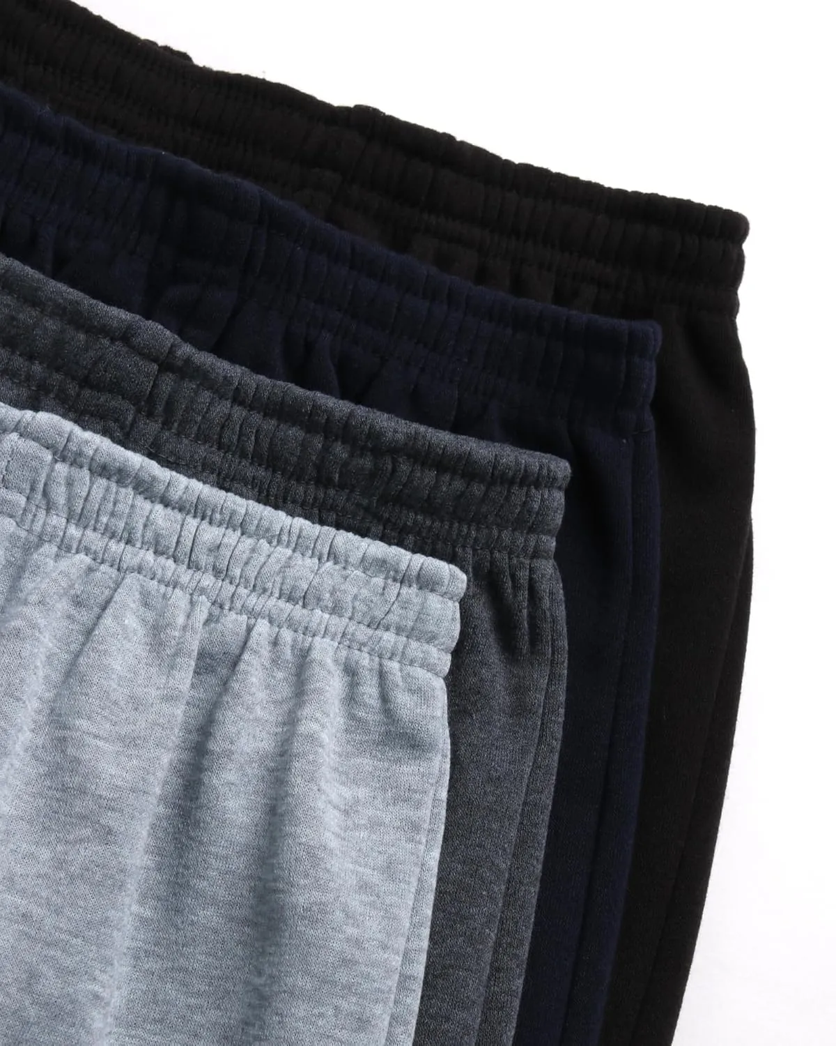 Coney Island Boys Sweatpants - 4 Pack Athletic Performance Soft Fleece Active Joggers for Boys with Side Pockets (Size: 4-16)