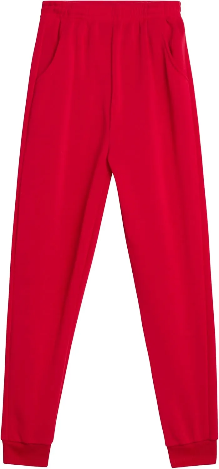 Coney Island Boys Sweatpants - 4 Pack Athletic Performance Soft Fleece Active Joggers for Boys with Side Pockets (Size: 4-16)