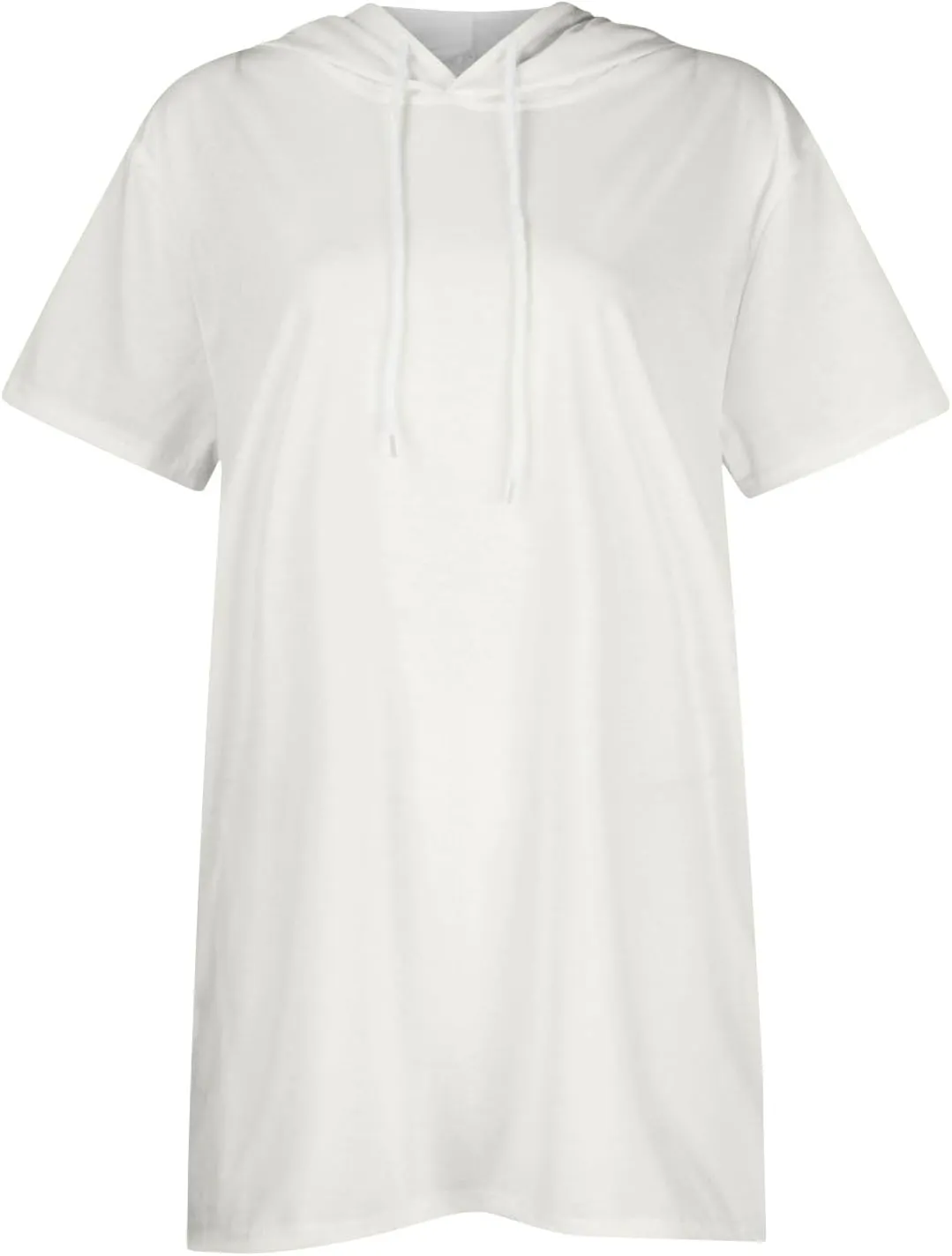 COTECRAM Womens Summer Oversized Hoodies Short Sleeve Casual Shirts Fashion Tunic Tops Lightweight Pullover with Pockets