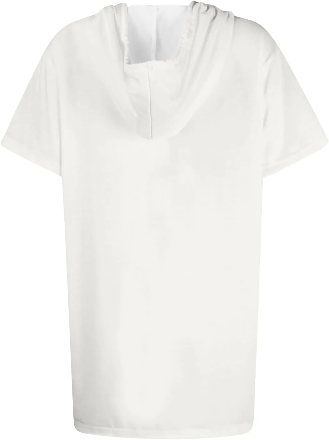 COTECRAM Womens Summer Oversized Hoodies Short Sleeve Casual Shirts Fashion Tunic Tops Lightweight Pullover with Pockets