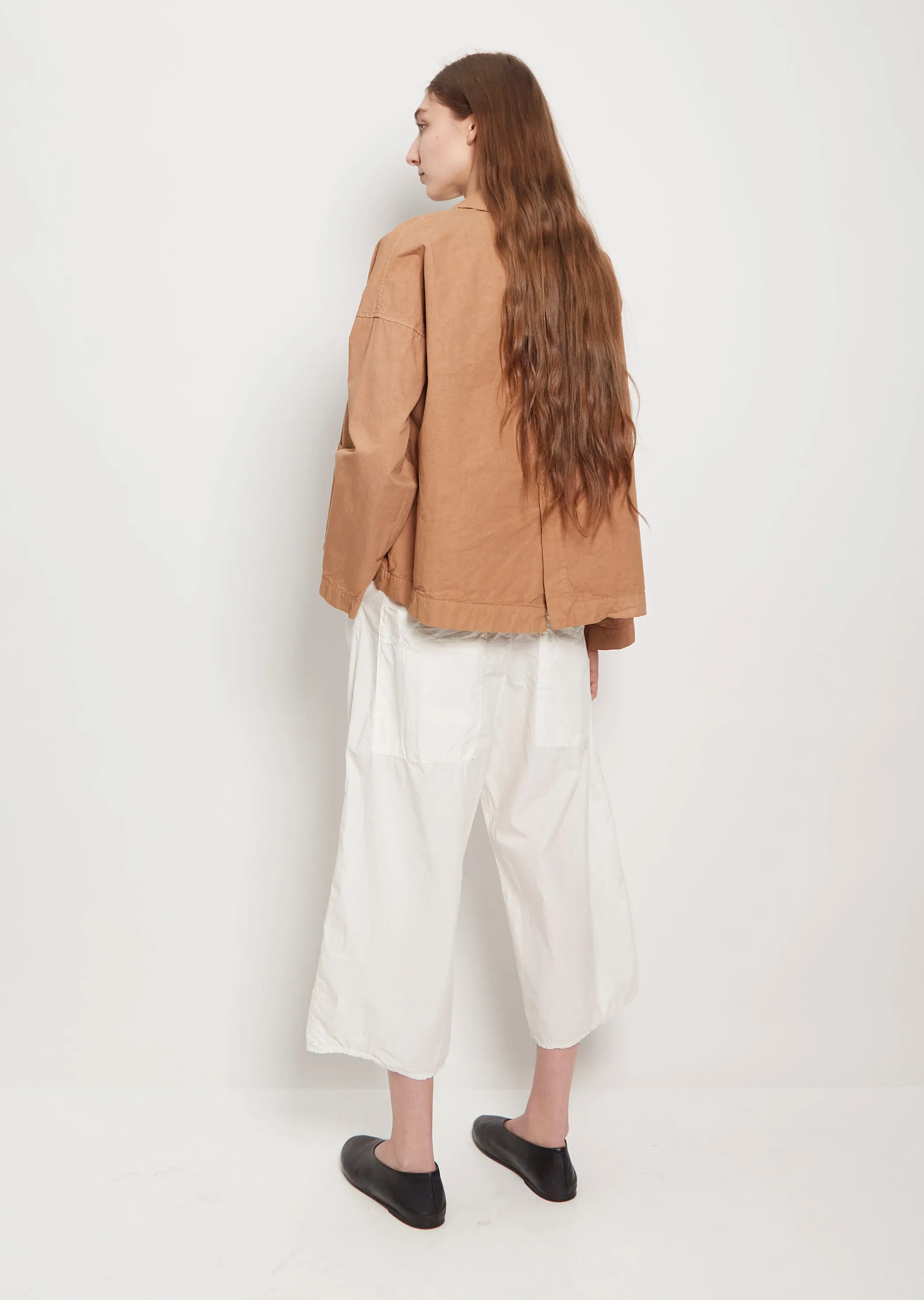 Cotton Canvas Loose Blazer — Pottery