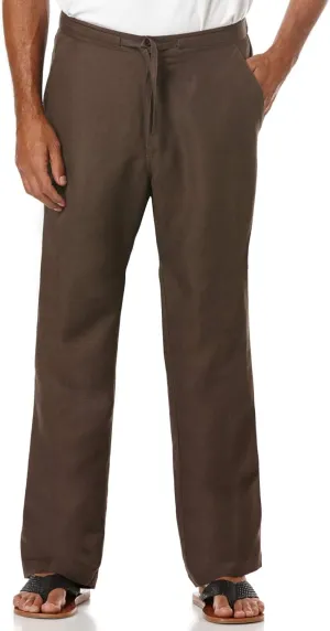 Cubavera Men's Linen-Blend Pants with Drawstring (Size Small-5x Big & Tall)