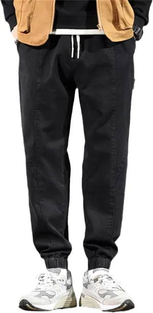 Deepsko Men's Harem Pants Hip Hop Loose Jogging Sweatpants