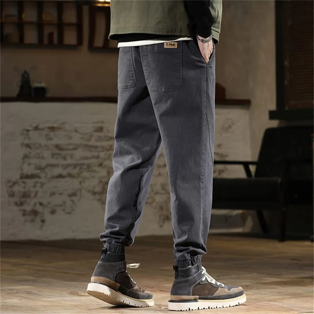 Deepsko Men's Harem Pants Hip Hop Loose Jogging Sweatpants