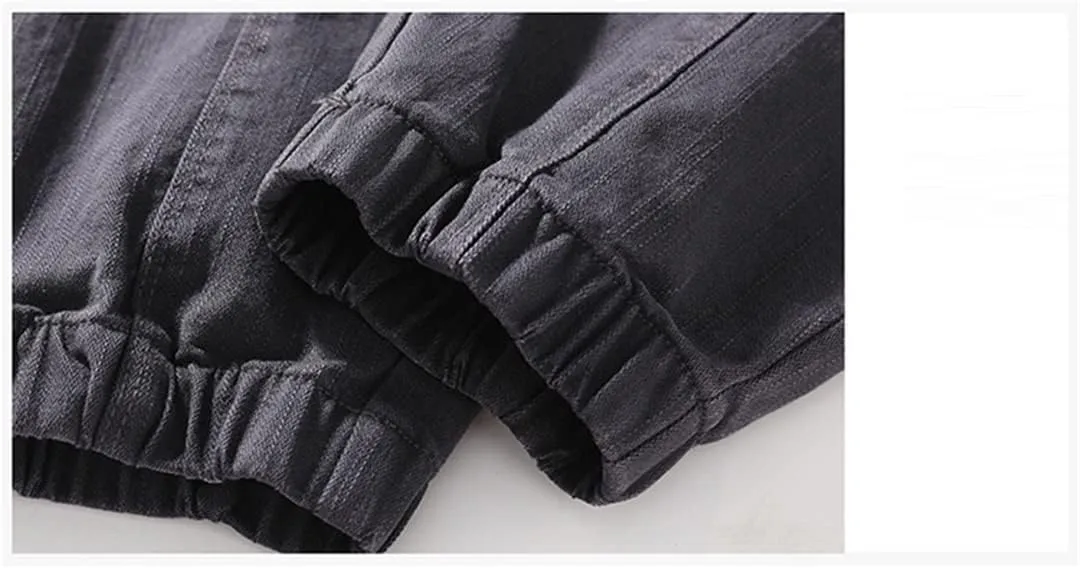 Deepsko Men's Harem Pants Hip Hop Loose Jogging Sweatpants