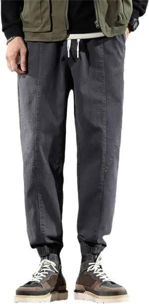 Deepsko Men's Harem Pants Hip Hop Loose Jogging Sweatpants