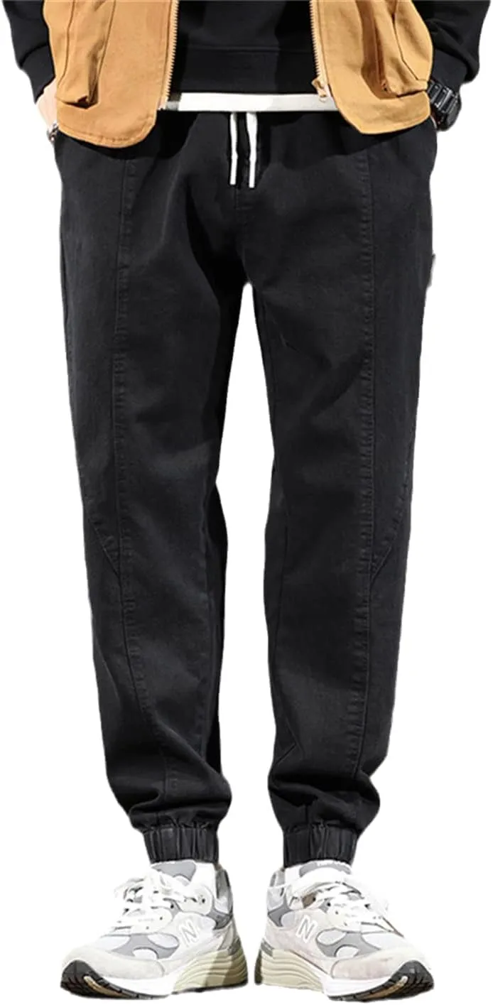 Deepsko Men's Harem Pants Hip Hop Loose Jogging Sweatpants