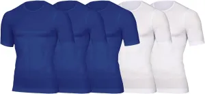 DGHM-JLMY Men's Body Shaper Slimming Compression Shirt Workout Undershirt T-Shirts Running Short Sleeve Athletic Shaperwear