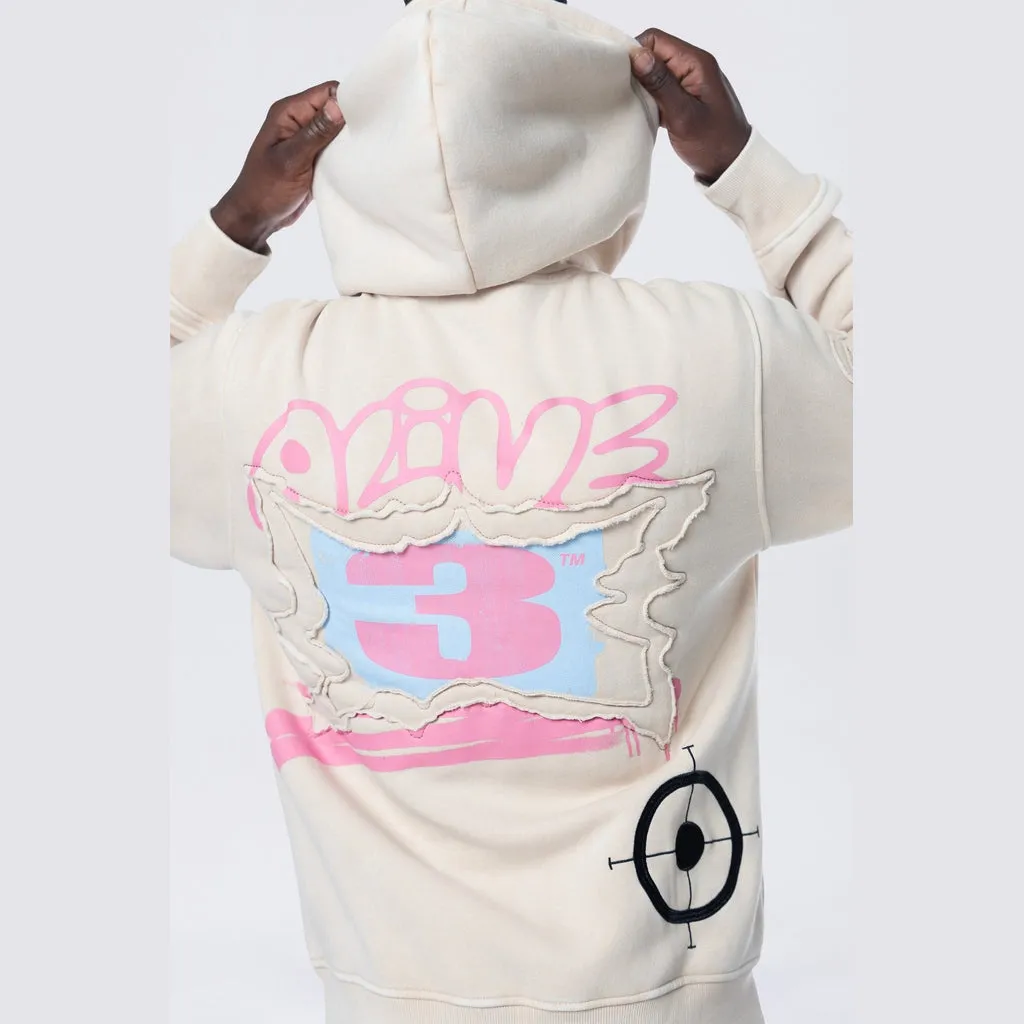 Doodle Hoodie - Clay