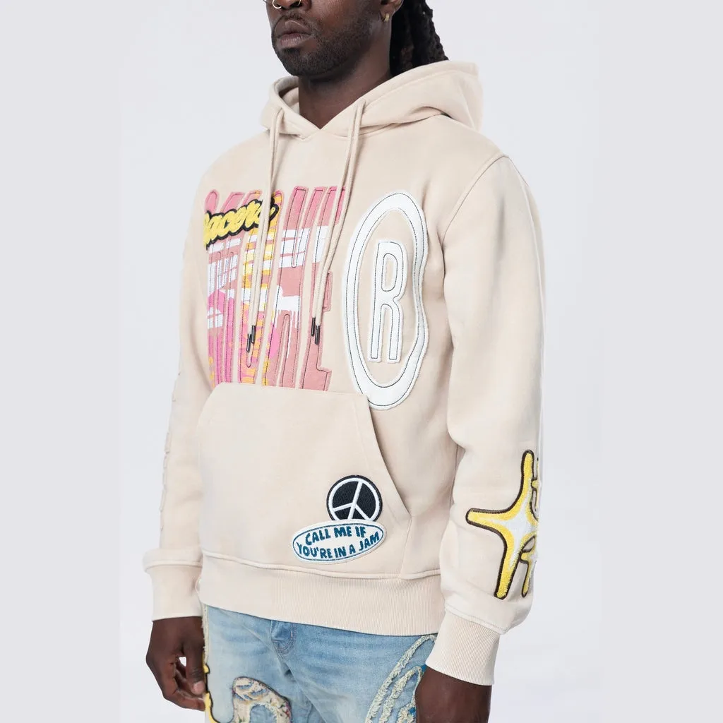 Doodle Hoodie - Clay
