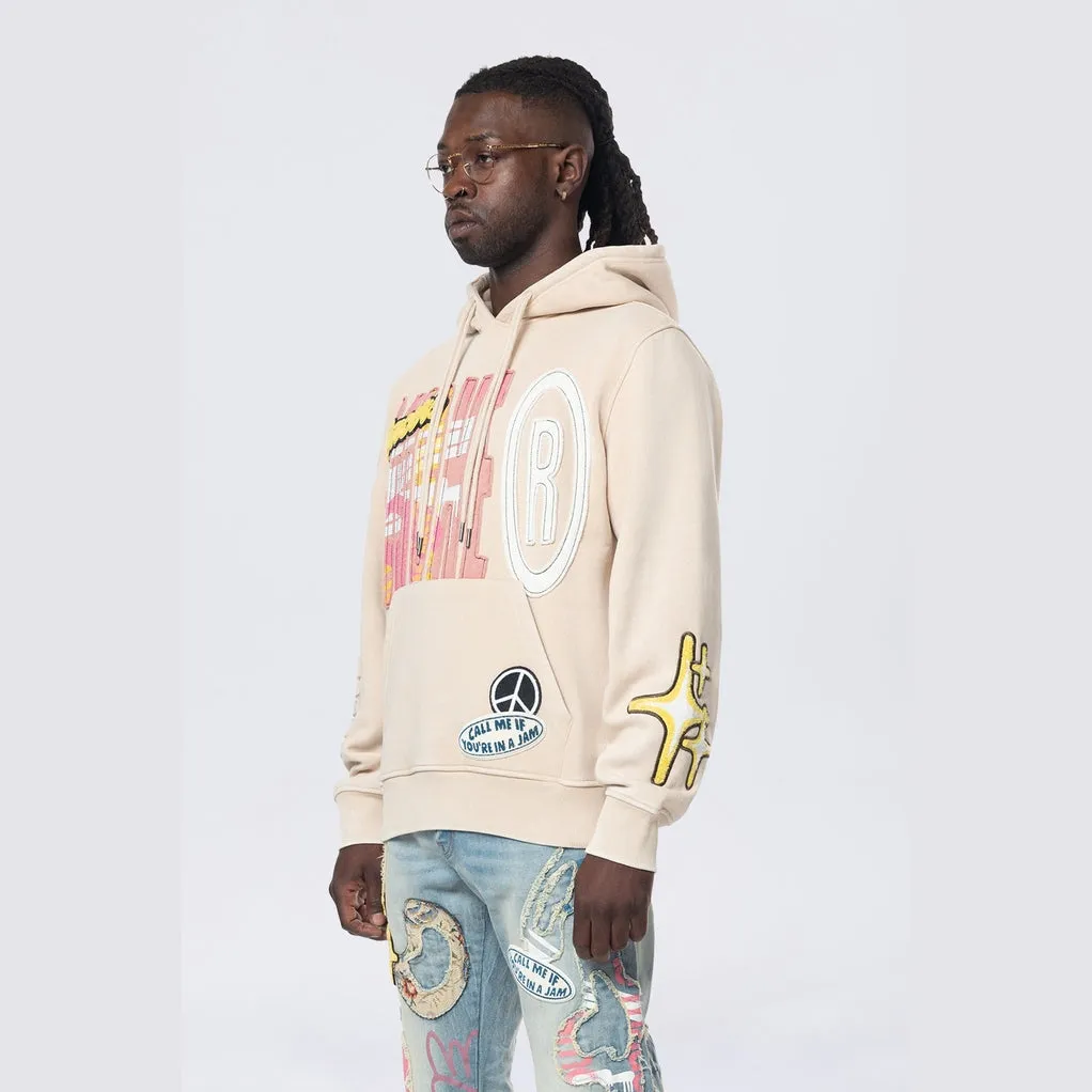 Doodle Hoodie - Clay