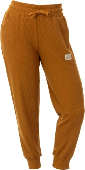 DSG Outerwear Women's Cozy Waffle Pants - Ultra-Soft, Breathable & Stylish Loungewear for All-Day Comfort, Fawn - 3X-Large