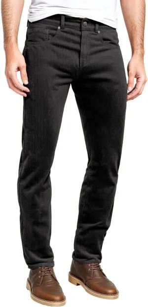 ETHANOL Men's Slim Stretchy Casual Corduroy Pant