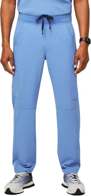 FIGS Axim Cargo Scrub Pants for Men  Classic Fit, Straight Leg, 7 Pockets, 4-Way Stretch, Anti-Wrinkle Mens Scrub Pants