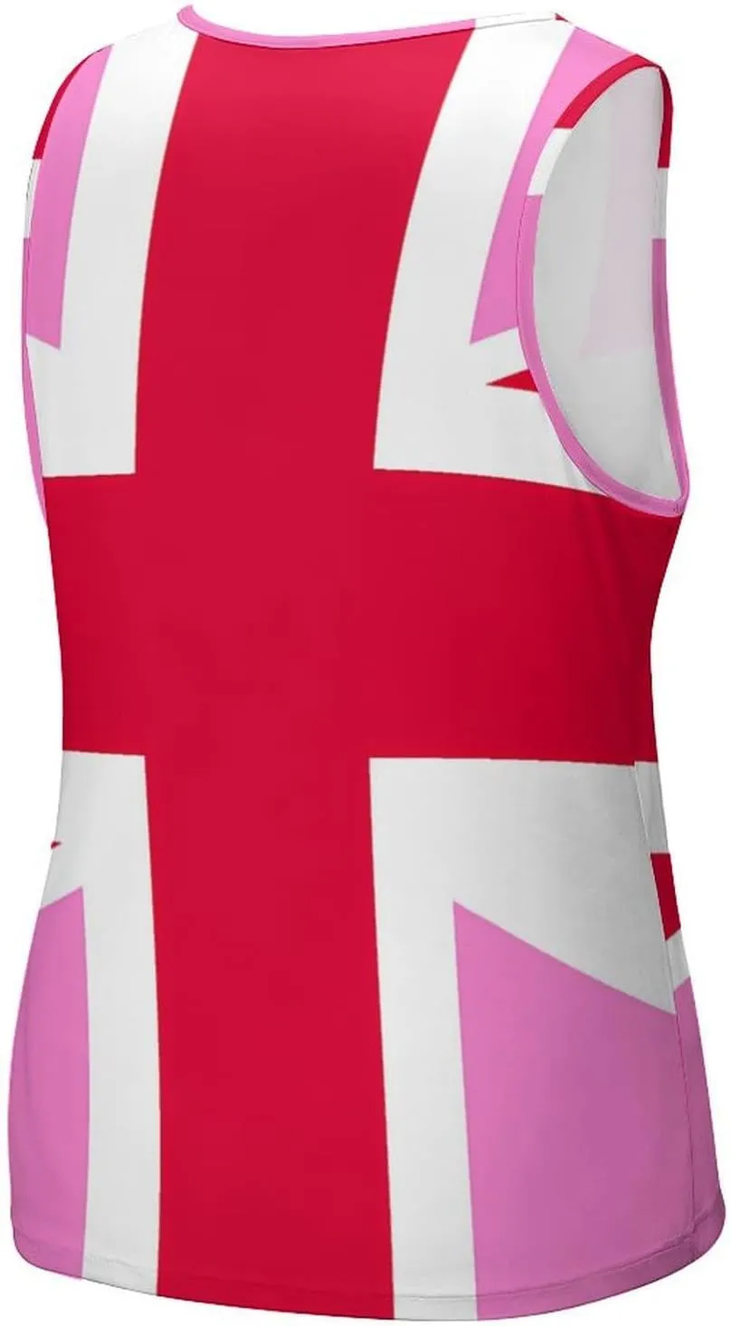 Gay Proud Flag of The United Kingdom Mens Tank Top Undershirt Sleeveless Gym Vest Workout T-Shirts