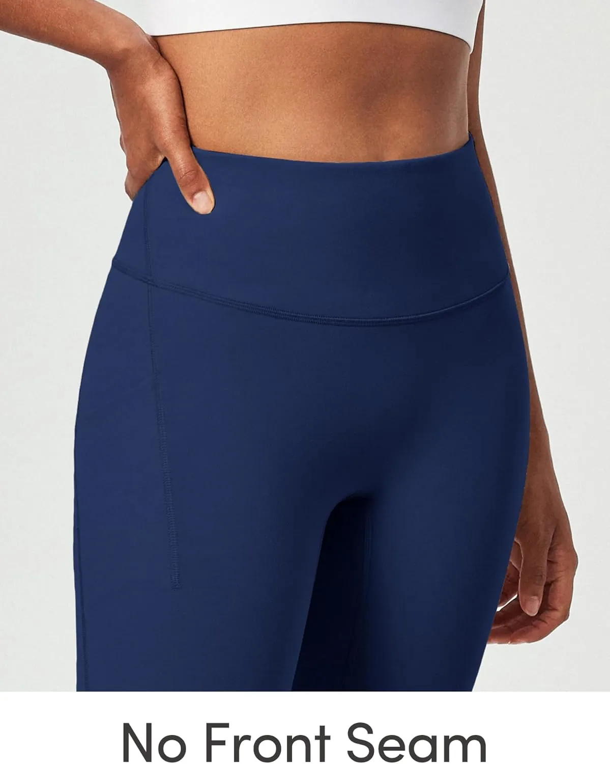 IUGA Capri Leggings for Women with Pockets Women's High Waisted Knee Length Capris Compression Yoga Pants Workout Leggings