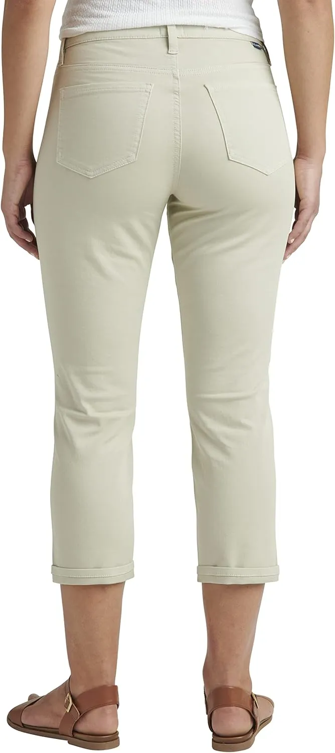 JAG Women's Cecilia Mid Rise Capri