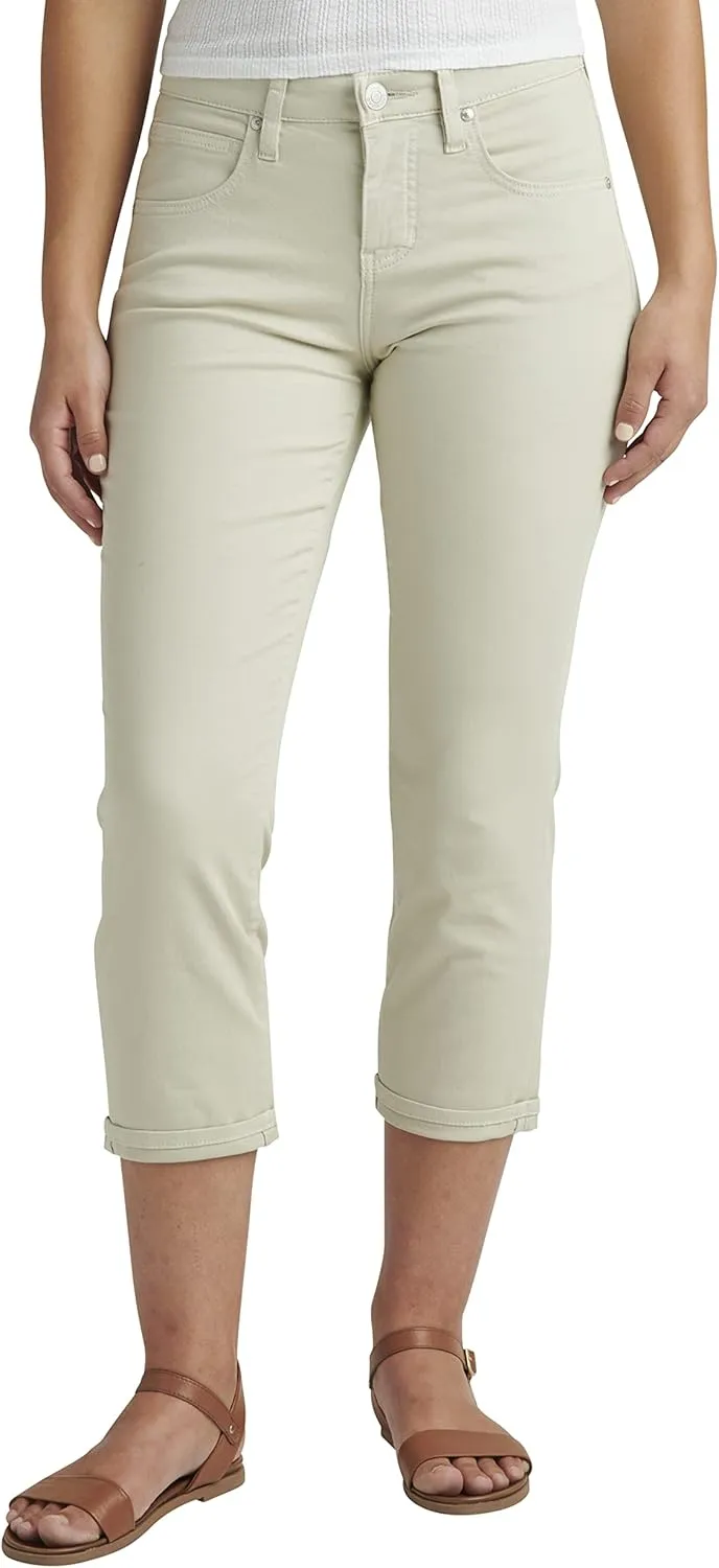 JAG Women's Cecilia Mid Rise Capri