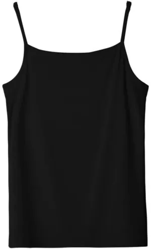 JSEIAJB Versatile Camisole Tank Top for Women's Slim Fit Elastic Bottom