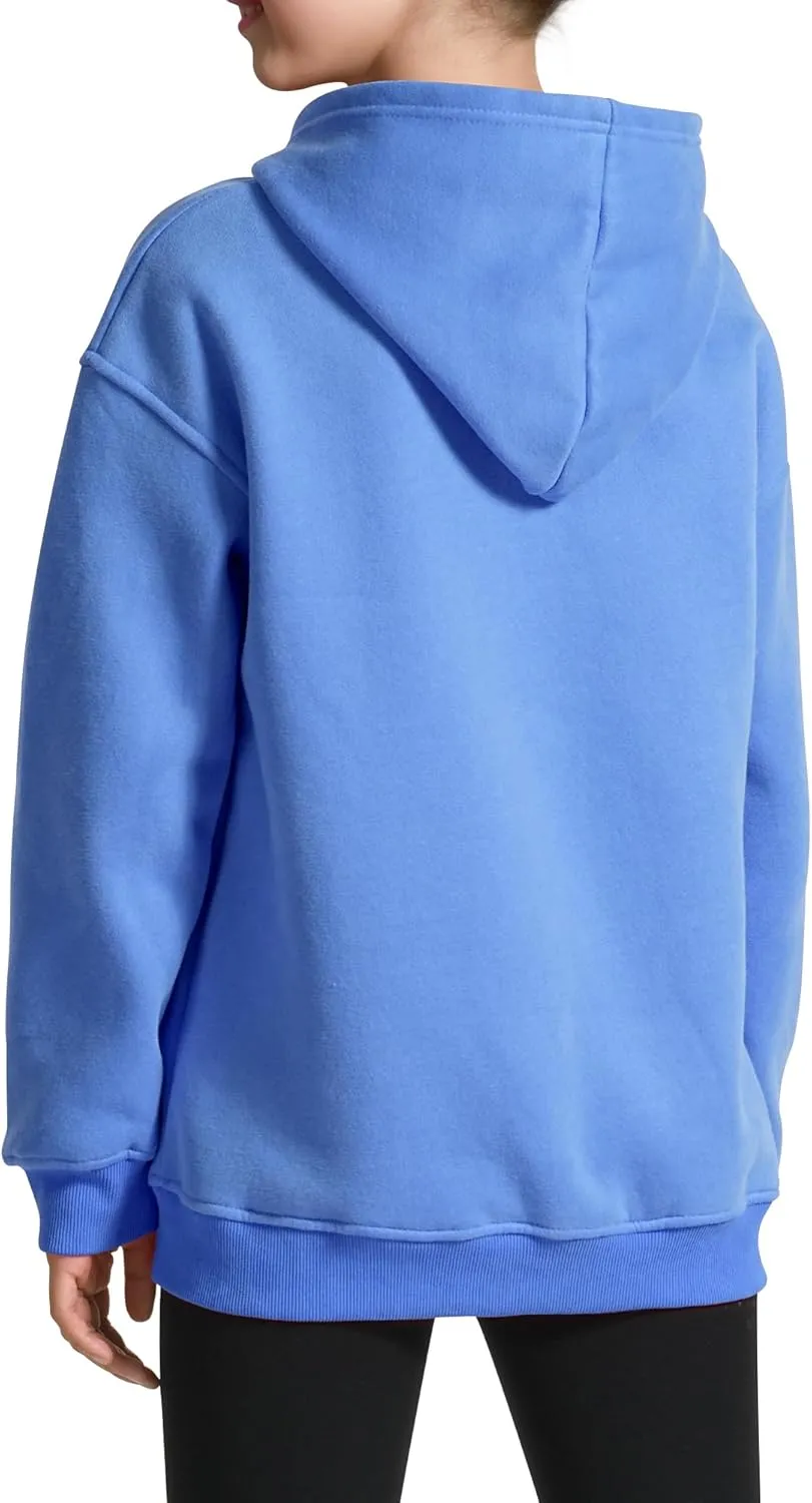 KEREDA Hoodies for Teen Girls Fashion Sweatshirt Fleece Pullover Tops Kids Clothes 7-14 Years