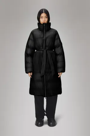 Kevo Longer Puffer Jacket - Black