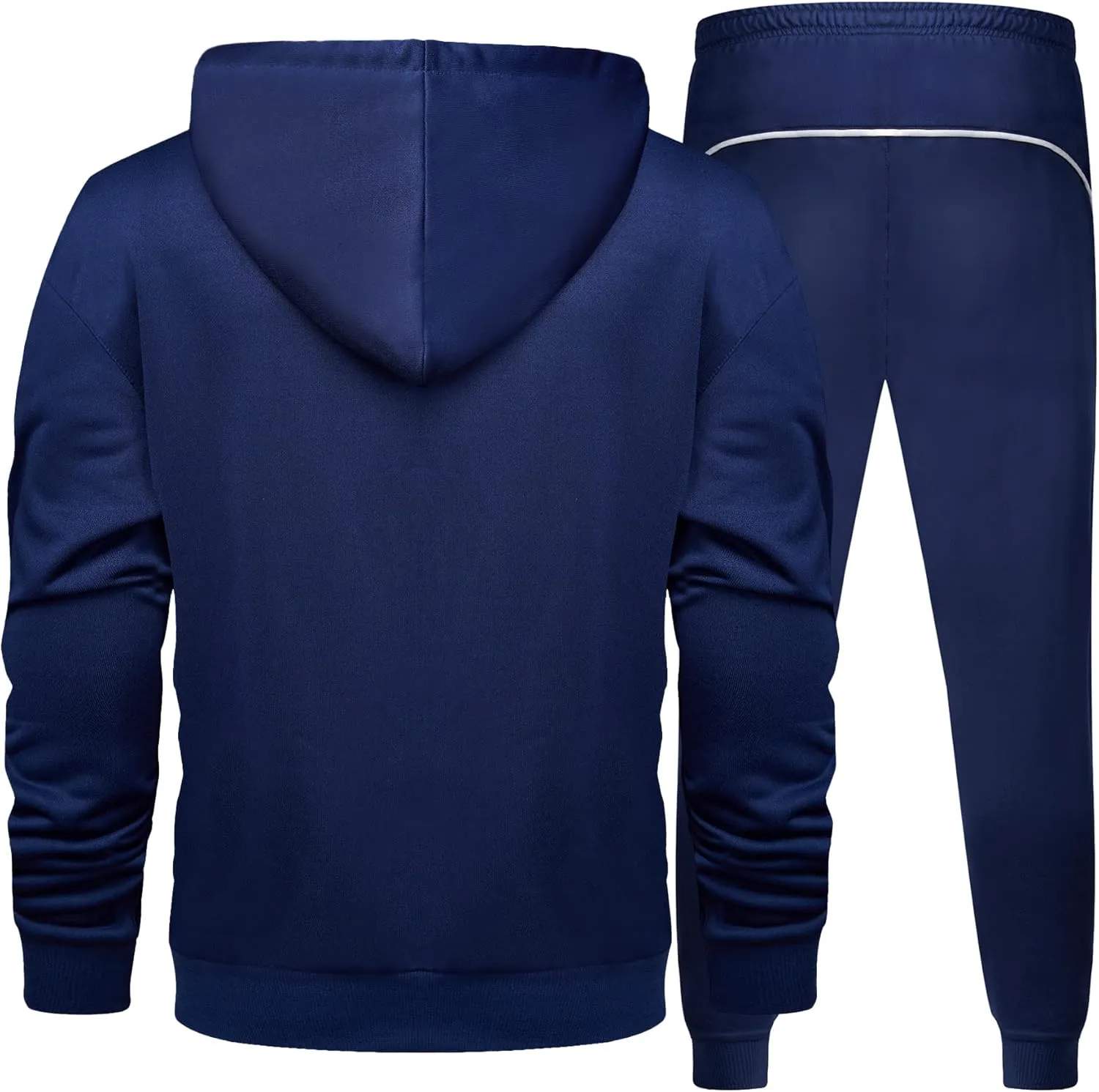 LBL Leading the Better Life Men's Casual Tracksuit Long Sleeve Sweat Suit Running Jogging Athletic Sports Set