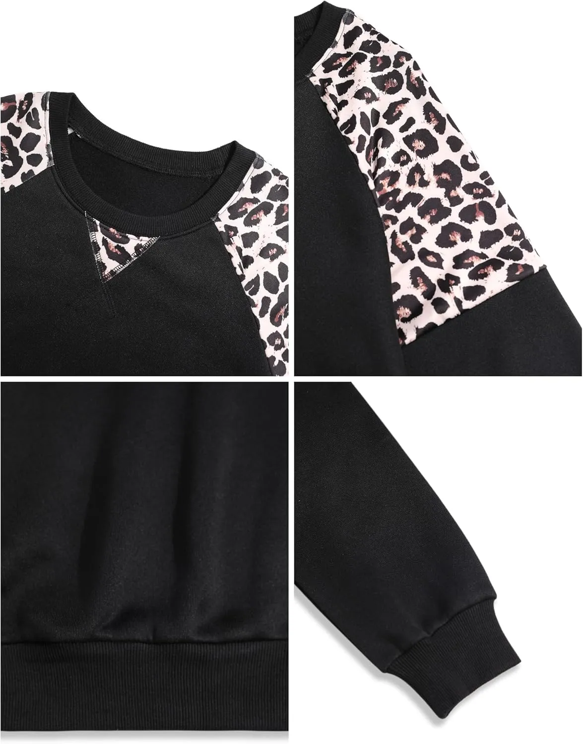 LovelyWholesale Women Graphic Crew Neck Sweatshirts Causal Long Sleeve Pullover Tops
