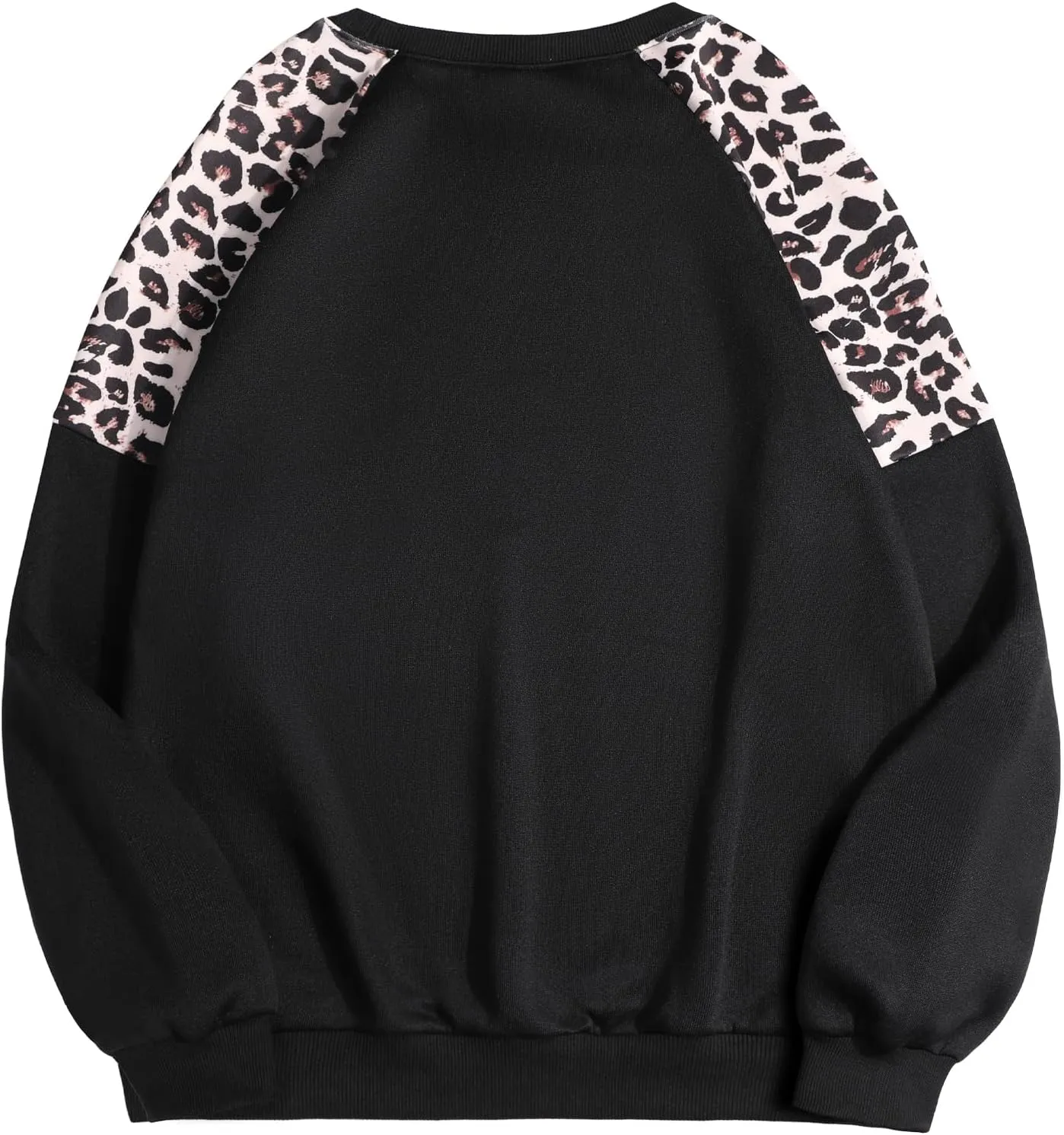LovelyWholesale Women Graphic Crew Neck Sweatshirts Causal Long Sleeve Pullover Tops