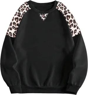 LovelyWholesale Women Graphic Crew Neck Sweatshirts Causal Long Sleeve Pullover Tops
