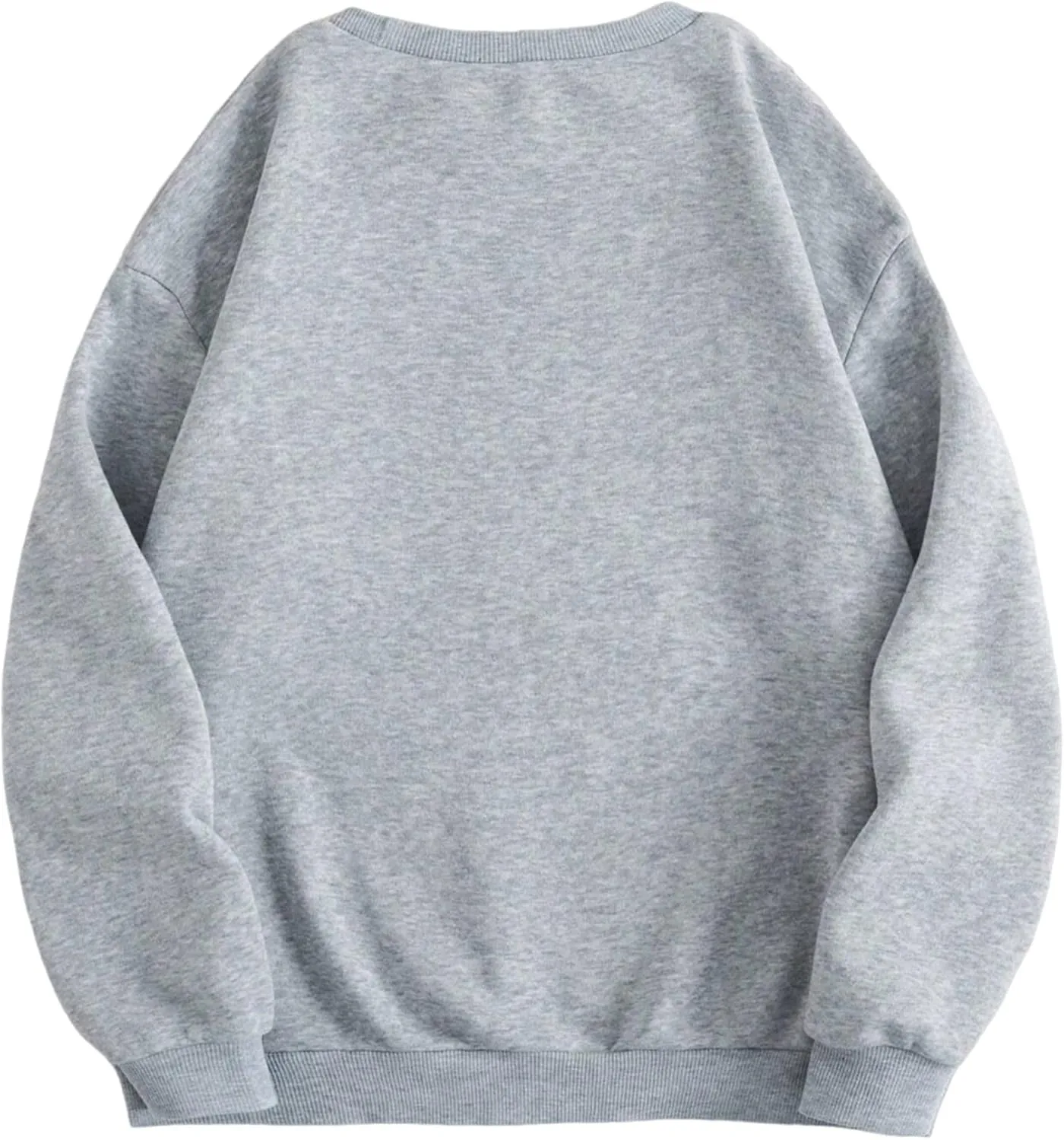 LovelyWholesale Women Graphic Crew Neck Sweatshirts Causal Long Sleeve Pullover Tops