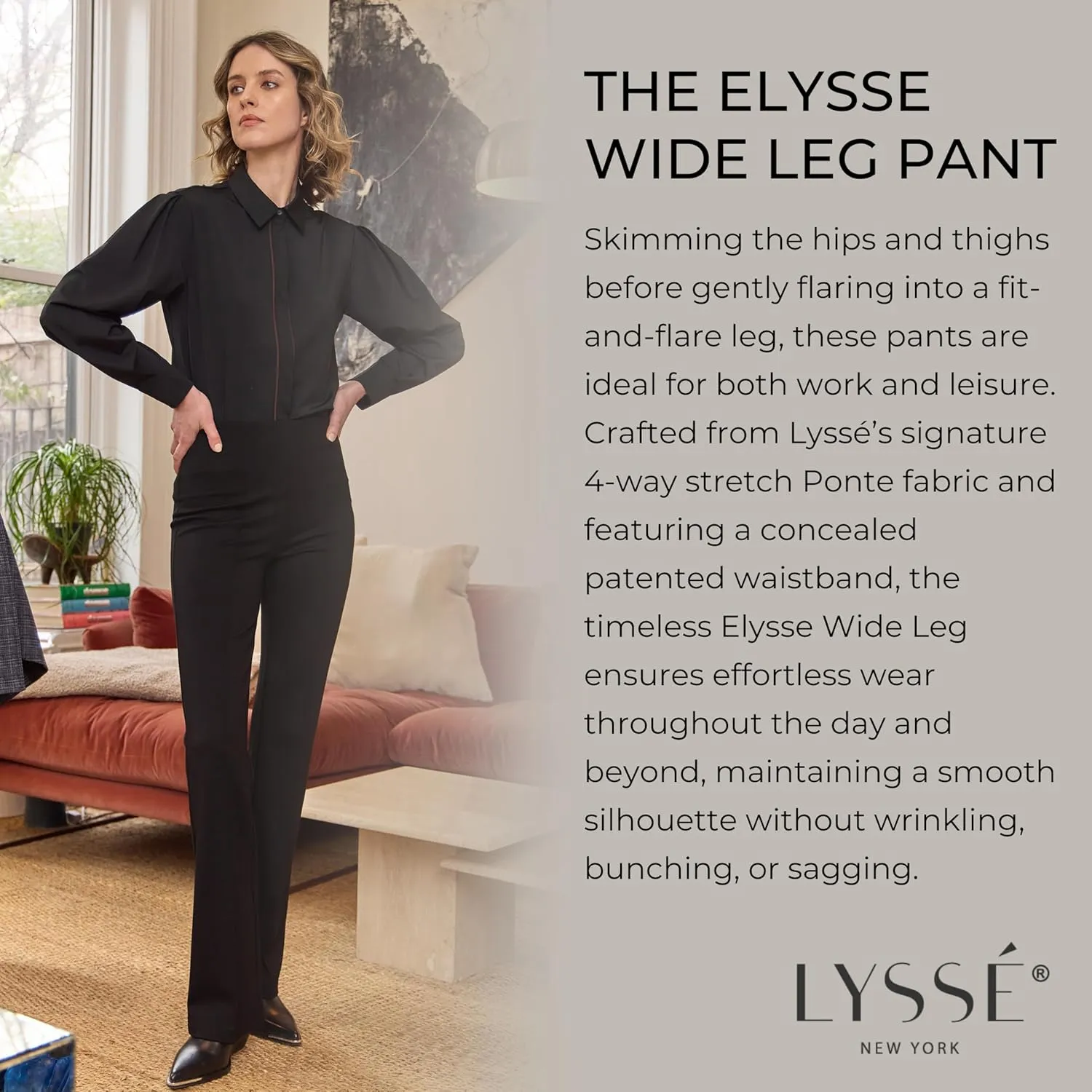 Lyss Women's Elysse Pant  Ponte