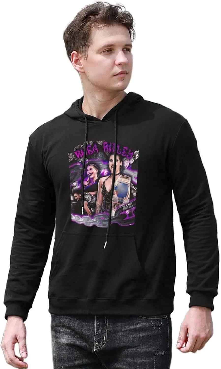 Mans Womans Hoodies Oversized Sweatshirts Casual Cotton Hooded Long Sleeve Tops Graphic Clothing
