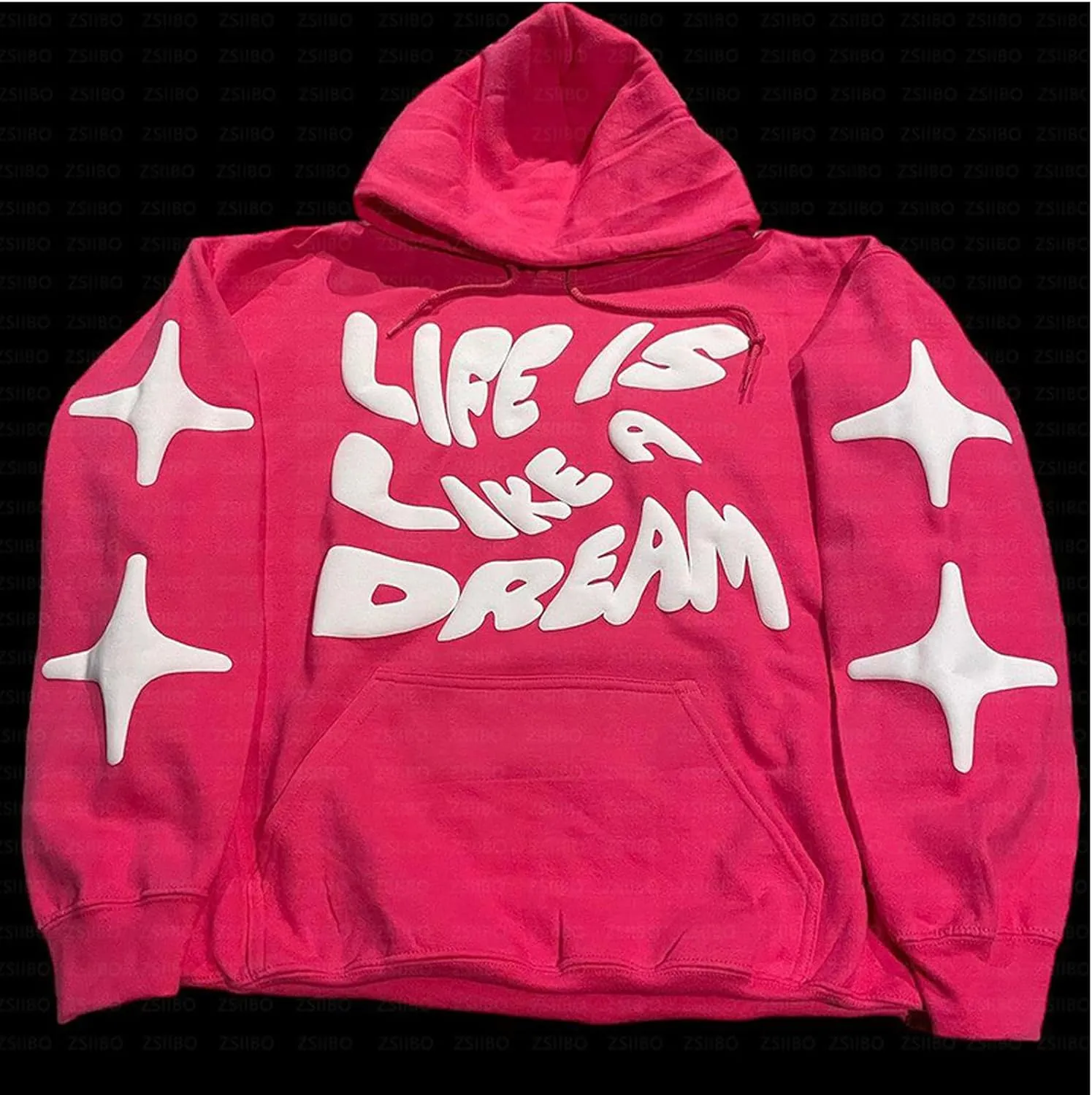 Meiweileya Womens Y2k Oversized Goth Aesthetic Graphic Hoodies Sweatshirts Star Letter Long Sleeve