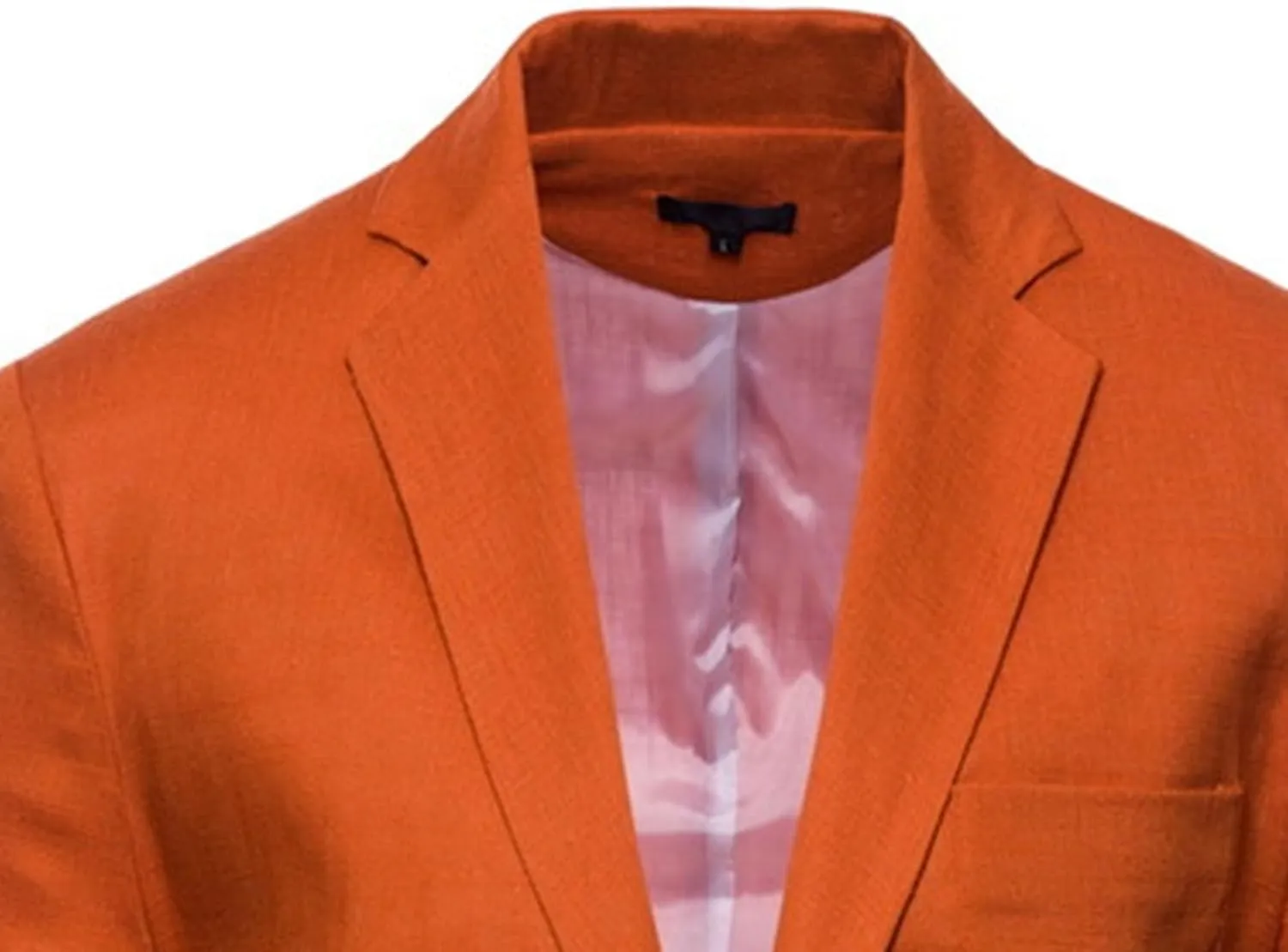 Mens Cotton-Linen Blazer Coat Two Button Lightweight Suit Jacket Casual Sport Business Daily Blazer Jacket