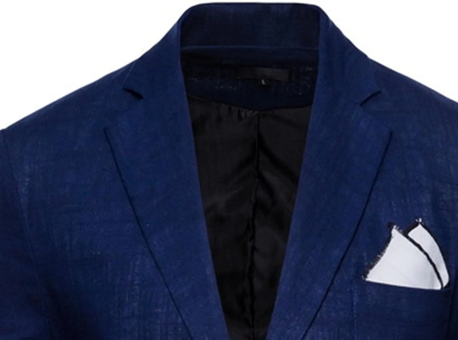 Mens Cotton-Linen Blazer Coat Two Button Lightweight Suit Jacket Casual Sport Business Daily Blazer Jacket