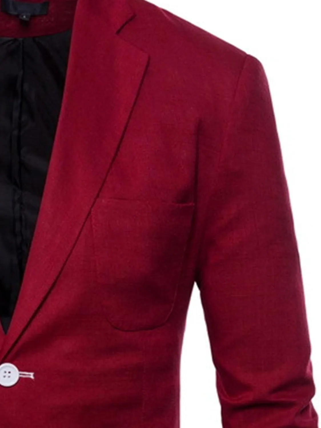 Mens Cotton-Linen Blazer Coat Two Button Lightweight Suit Jacket Casual Sport Business Daily Blazer Jacket